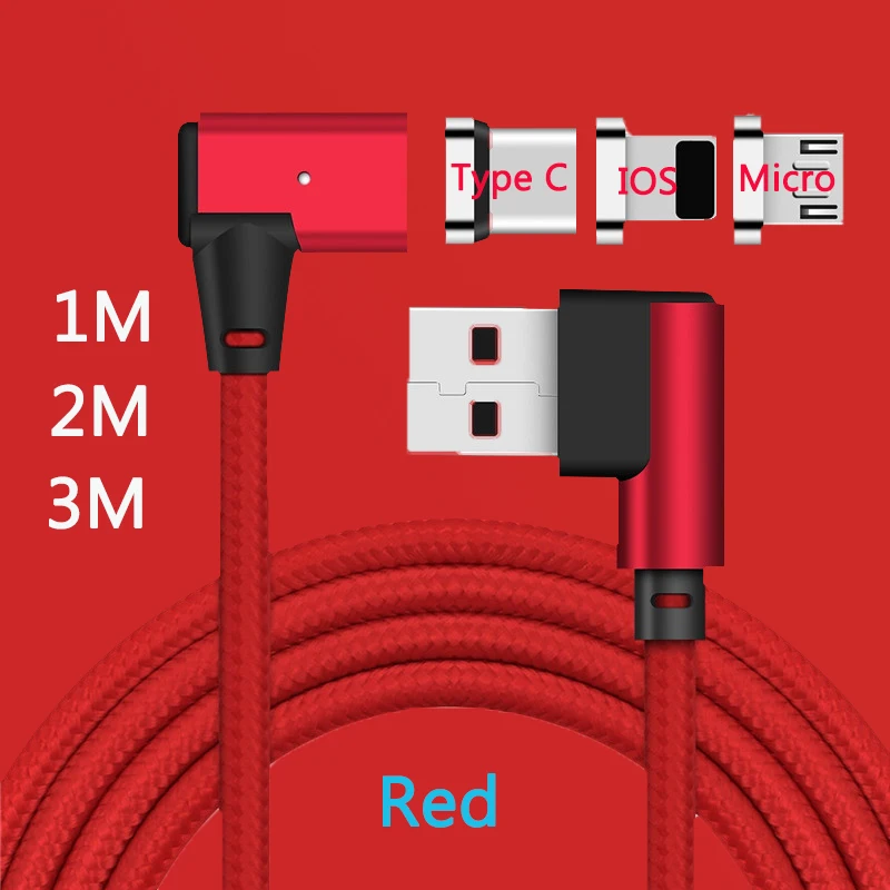 1 м/2 м/3 м 3IN1/Тип C/Micro USB/IOS разъёмы Магнитный кабель для iPhone 8 7 6 5 микро Тип usb C быстрой зарядки кабель для samsung htc LG