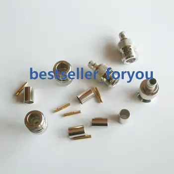 

5X Connector N Female Jack Crimp For RG5 RG6 5D-FB LMR300 Cable Straight