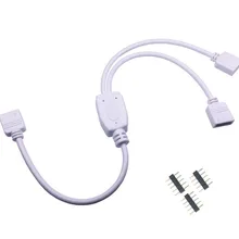 5pin коннектор RGBW концентратор отклонения в размерах на 1-2, 3, 4, Порты и разъёмы сплиттер женский провод кабель-удлинитель для SMD 5050 RGBW/RGBWW Светодиодные ленты с 5-контактным Вилки