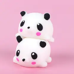Новый тип Забавный мультфильм Мини в виде милой панды форма сжимаемая игрушка стресс игрушка для снятия стресса для взрослых детей подарок