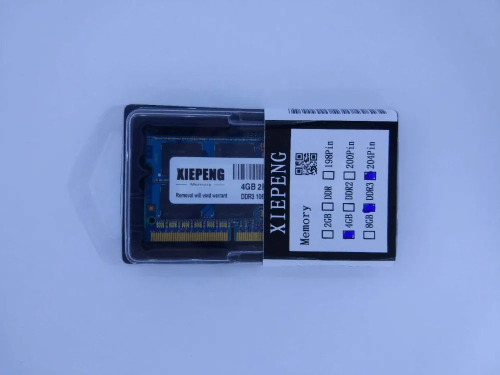 4 ГБ 2Rx8 PC3 8500S 1066 МГц DDR3 Гб память ноутбука 4G pc3 8500 ноутбук 204 PIN SODIMM RAM|Оперативная