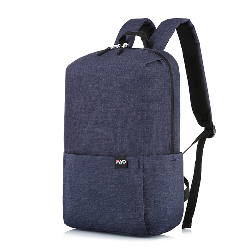 Impermeable de nylon ligero 10L la escuela Mochila de viaje de la mujer pequeña Mochila de hombres, Mochila
