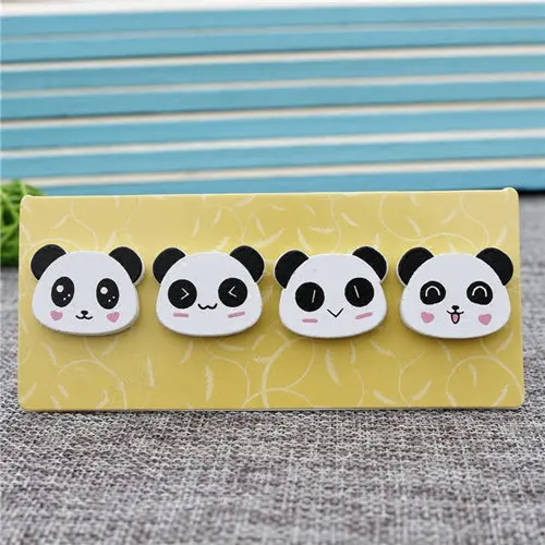 magnetic wooden animals kids panda bear stickers 2