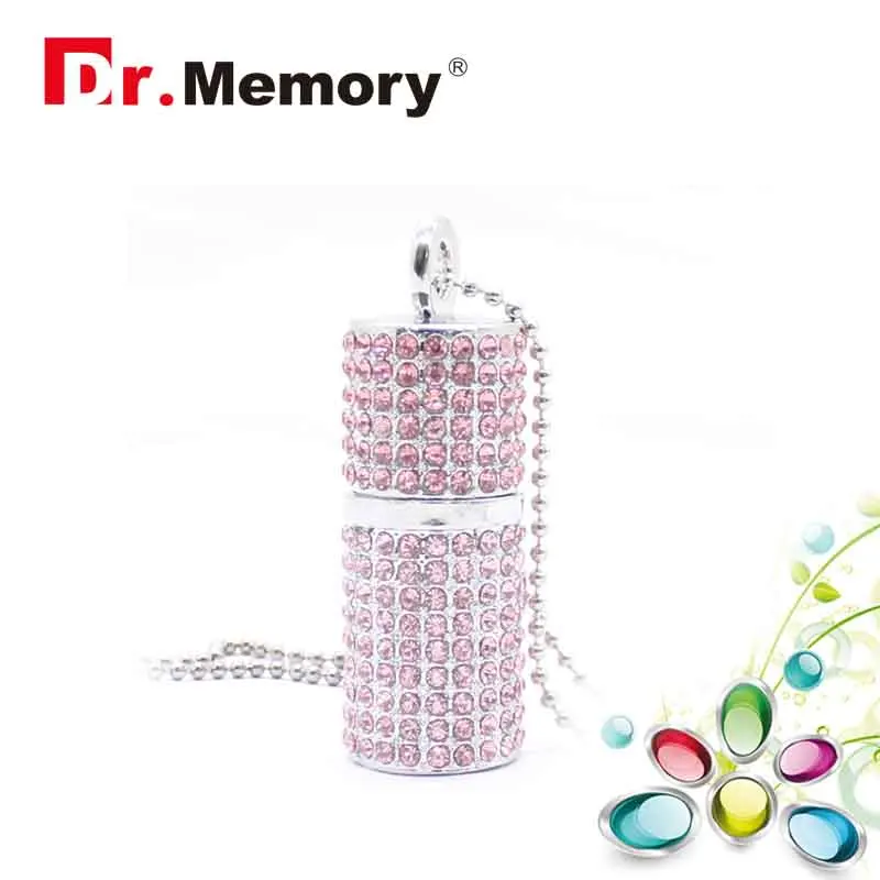 

Crystal Luxury USB 2.0 Flash Drives 4GB 8GB Diamond Pendrive 16GB 32GB USB Memory Stick U Disk Neck Pen Drive Necklace Girl Gift