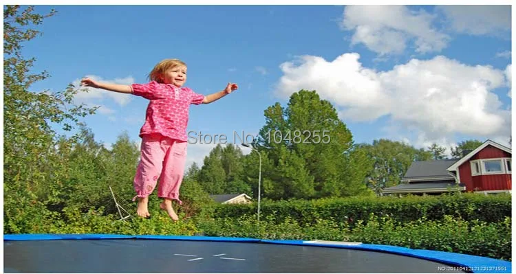 GSD Высокое качество 48 дюймов Дети квадратный батут с SafetyNet подходит, прыжки макс вес 100 кг, TUV-GS, CE одобрение