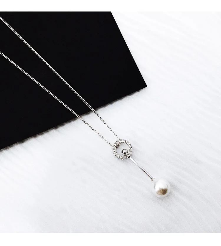 

ZTUNG GUP17 women 925 silver jewelry,temperamental freshwater pearls pendant,a wedding gift for bride