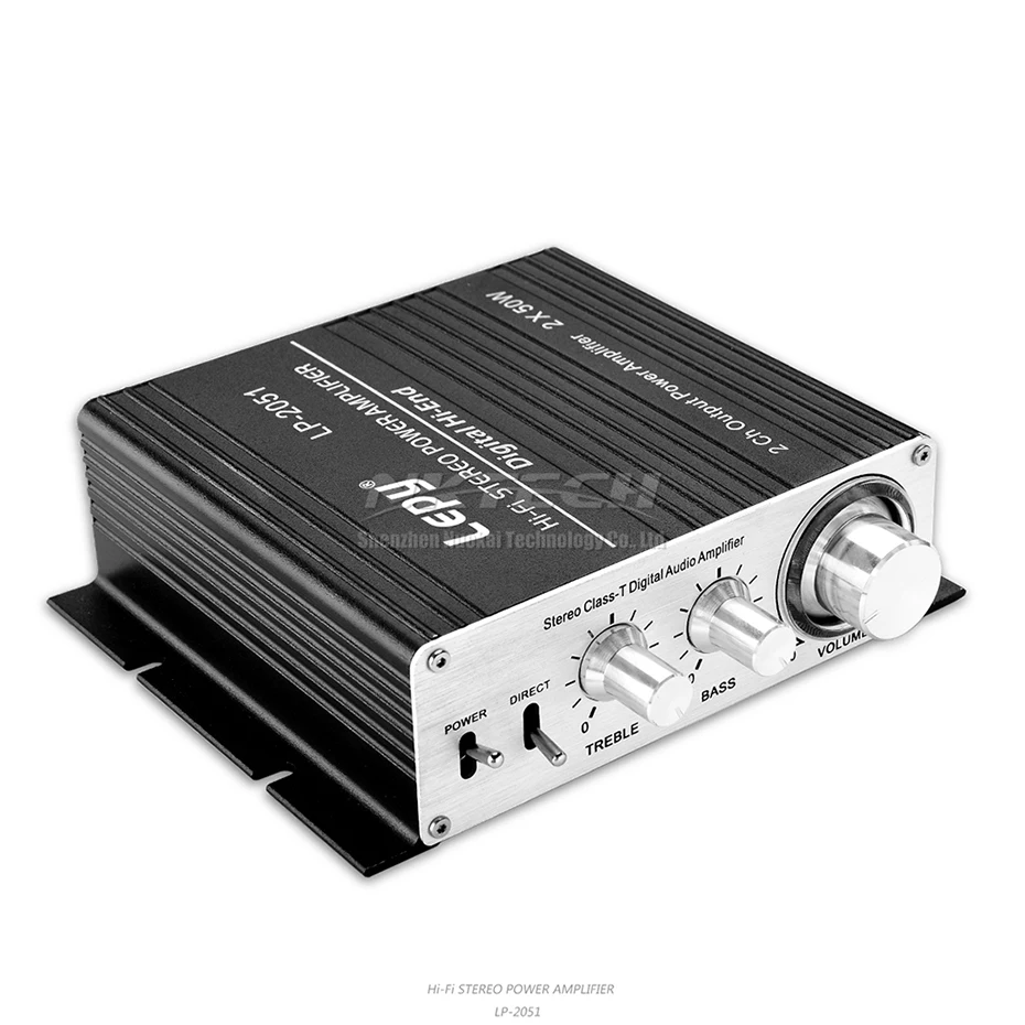 LP-2051 Lepy Hi-Fi стерео усилитель мощности цифровой плеер Hi-End бас класс-T 2CH Tri-path 2x50 Вт RMS аудио автомобильный домашний MP3 Усилитель DIY