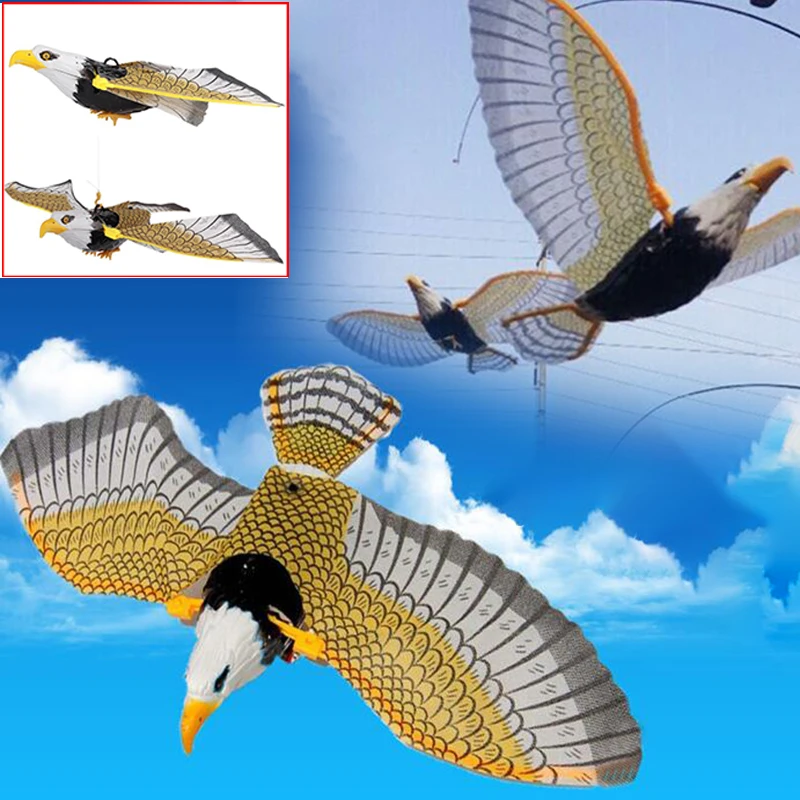Electric Flying Birds Toy Hanging Wire Flapping Eagle Plastic Kids ...