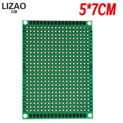 Versatile Double - Sided Prototype DIY Universal Printed Circuit PCB Board (5X7CM)