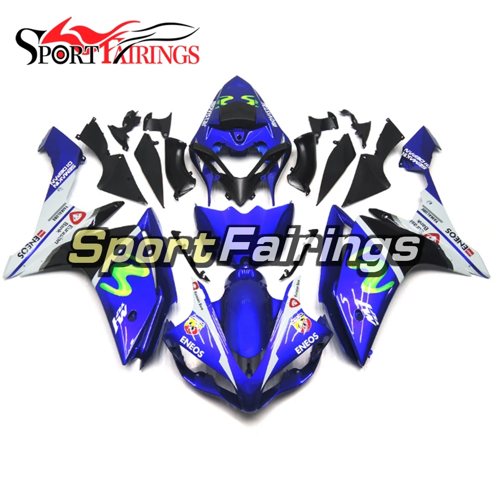 Белые синие полные Обтекатели для Yamaha YZF1000 R1 2007 2008 07 08 комплект корпусов чехлы из