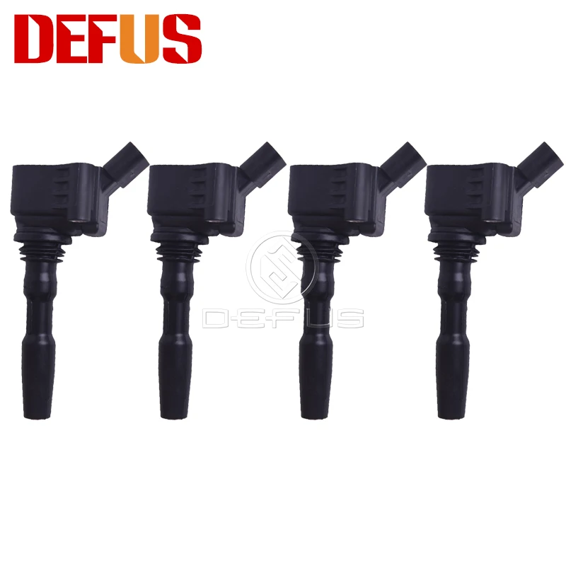 DEFUS 4x катушка зажигания OE 04E905110B для Volkswagen Audi сиденье skoda Golf Mk6 Mk7 Sportsvan Je АПП 04E 905 110 B