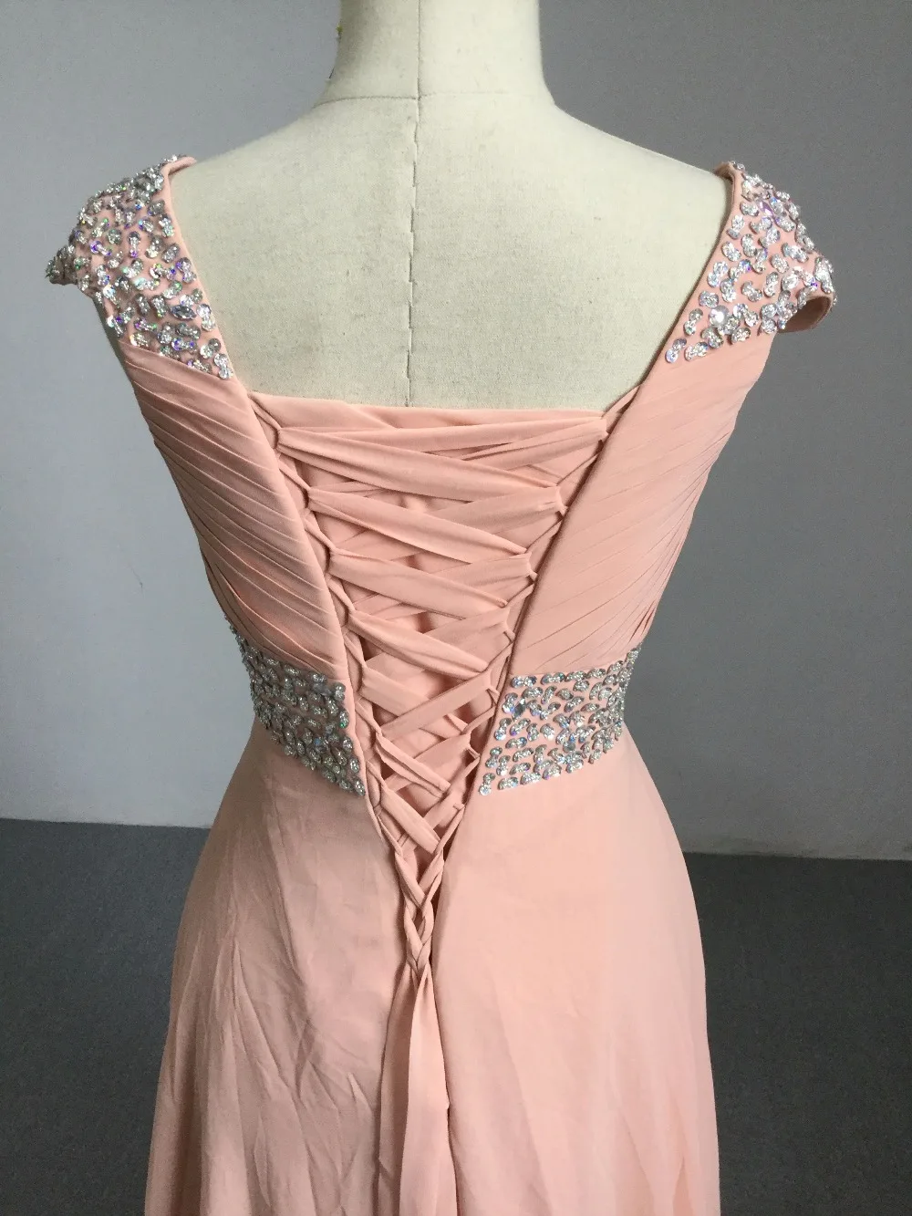 longue sequin beaded