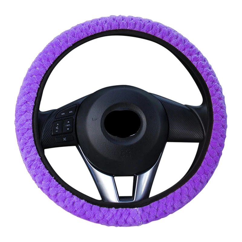 

Braid On The Steering Wheel Cover On The Steering Wheel Cover For Women Car Decoration Steering-Wheel Of Auto Car Accessories