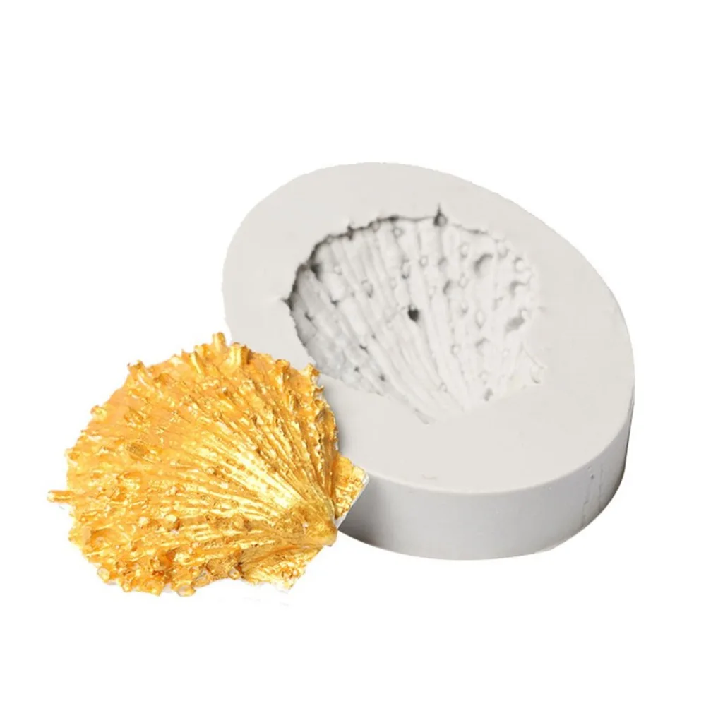

Marine Series Pearl Conch Starfish Shells Shellfish Silicone Mold Six Kinds Marine Felly Cake Baking Mold Candle Soap