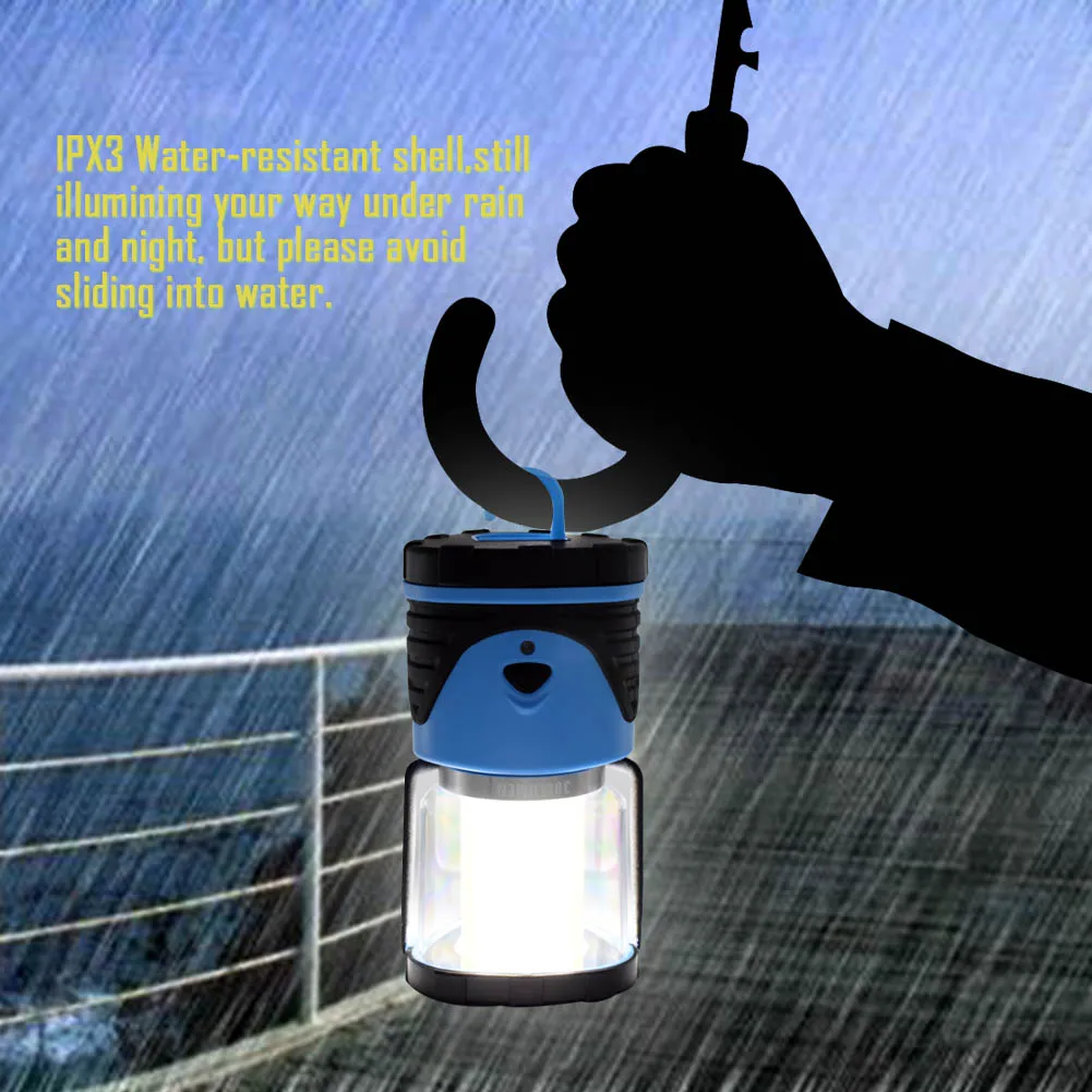 

TSLEEN Outdoor Camping Lantern Flashlight Lamp Portable Tent Laterns LED Hiking Camping Tents Light IPX3 Waterproof 4.5V Battery