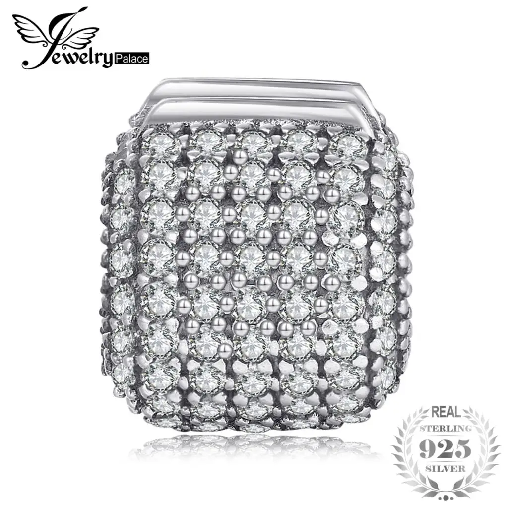 Jewelrypalace стерлингового серебра 925 Lavish ослепительно Spacer бисер Подвески Fit Браслеты
