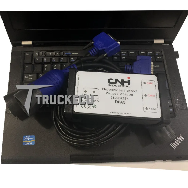 CF19 ноутбук+ CNH электронный сервисный Инструмент V9.1 dpa5 CNH est голландский чехол STRYR сельскохозяйственный строительный грузовик диагностический комплект - Название цвета: cnh 9.1 T420 laptop