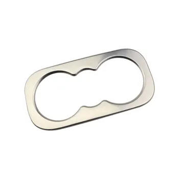 

Jameo Auto Car Chrome Rear Water Cup Holder Protection Cover Trim Stickers for Renault Koleos for Samsung QM6 2017 2018 Parts