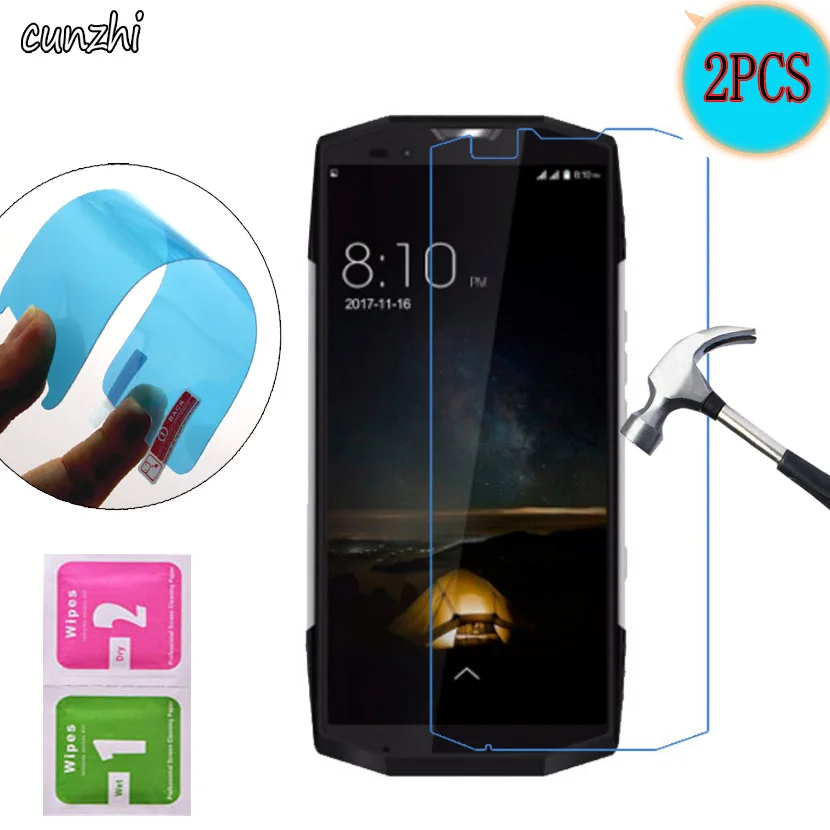 

2PCS Soft Ultra Clear TPU Nano-coated Tempered Explosion proof Screen Protector Film For Blackview BV9000 / BV9000 Pro