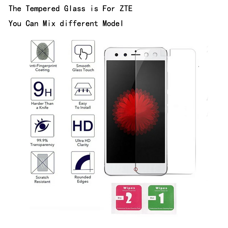 10 шт. Премиум Закаленное стекло Защитная экранная пленка для ZTE BLADE L110 A310 A510 A610 A910