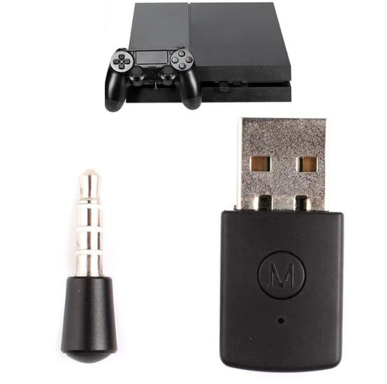 

For Any Bluetooth 4.0 Headsets Receiver Headphone10M Dongle USB Adapter for PS4 Playstation 4 Controller Console Latest Version