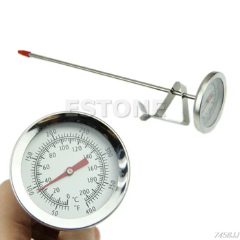 

Stainless Steel Oven Cooking BBQ Probe Thermometer Kitchen Food Meat Milk Coffee Probe Thermometer Gauge 100/120/200 Centigrade