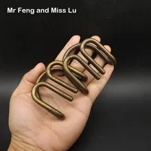 Очень большая коллекция M Форма Metal Ring Puzzle Модель решение гаджет Развивающая игра игрушки