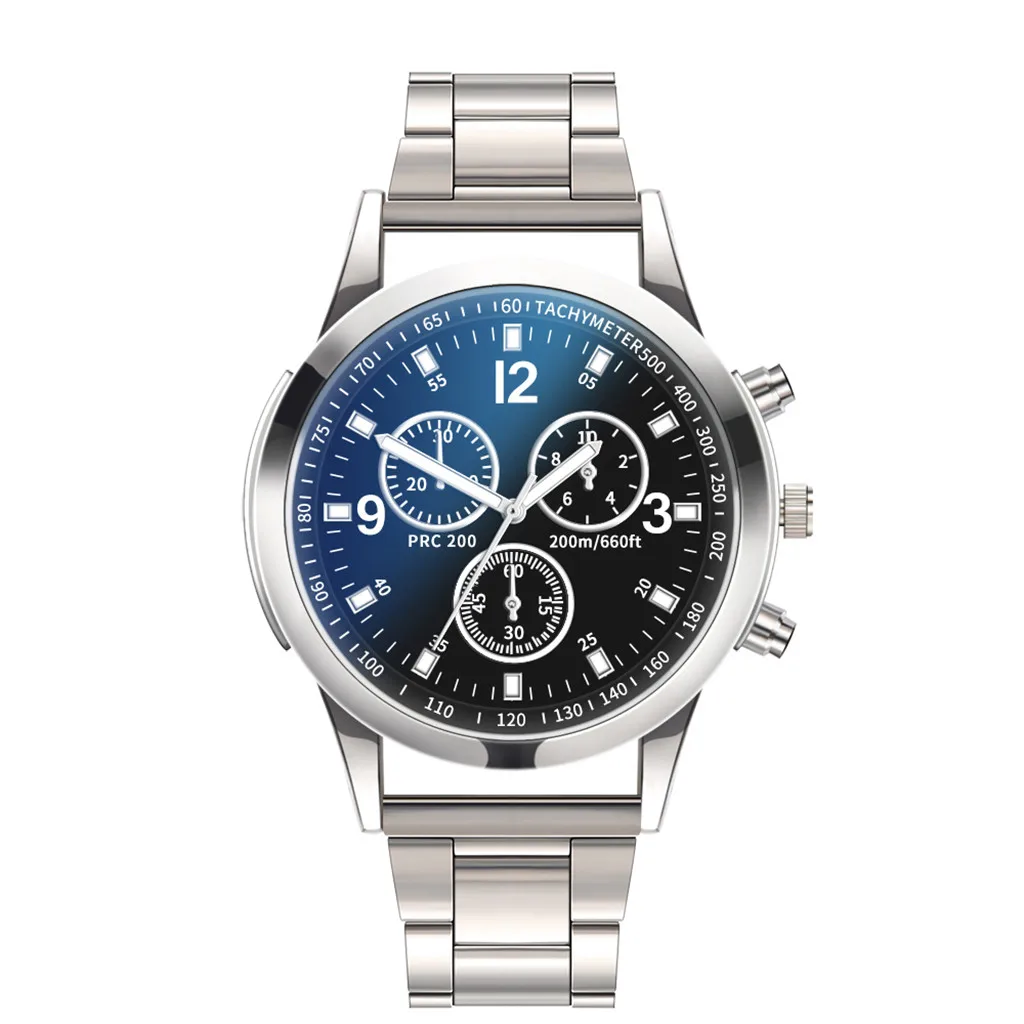 

Chronograph Men's Casual Sport Quartz Watch Mens Watches Top Brand Luxury Stainless Steel Military Watch men Wrist Male Clock