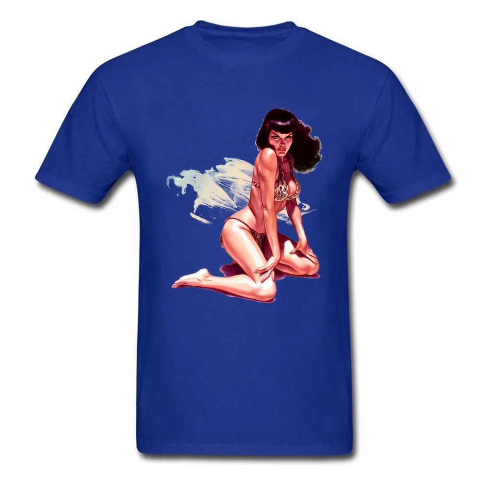 bettie 9911 Printed On VALENTINE DAY 100% Cotton Fabric O-Neck Adult Tops Shirts Custom Tee Shirt Funky Short Sleeve T-shirts bettie 9911 blue