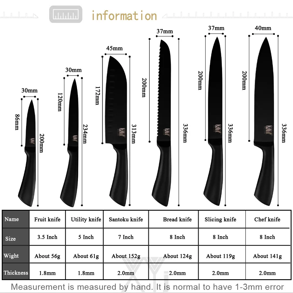 Нож xyj инструменты столовые приборы точилка для кухонных ножей держатель Блок ножницы из нержавеющей стали нож японский нож кухонные принадлежности