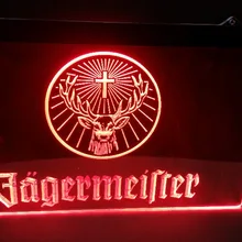 B-182 jagermeister пивной бар Пивной клуб 3d вывески светодиодный неоновый свет Знак Домашний Декор ремесла