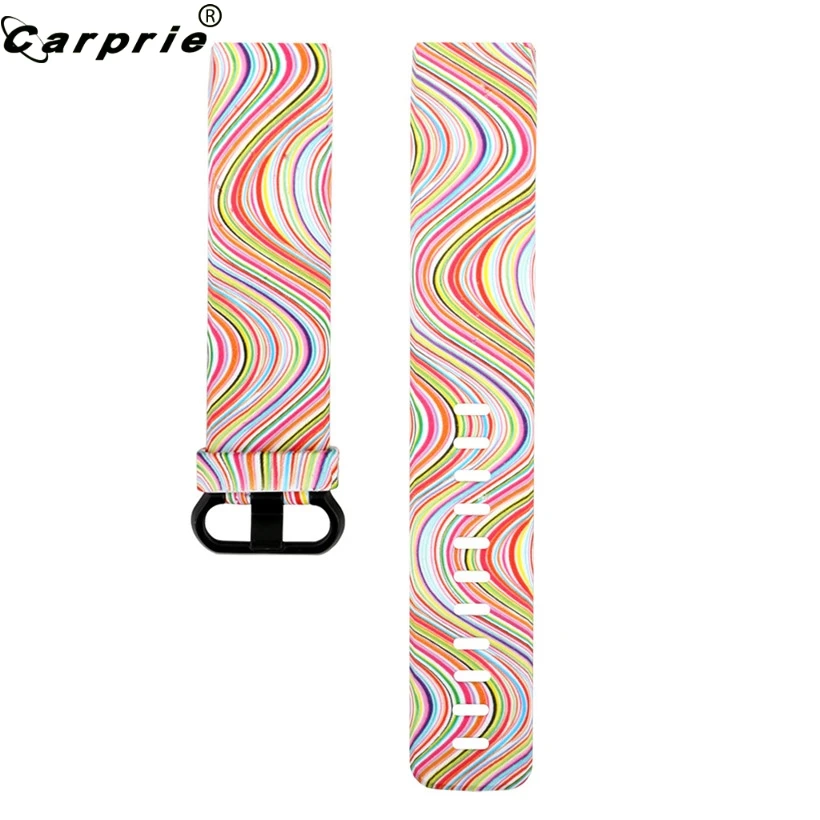 

Newly Design Smart Wristbands 17 Color Silicone Printing Smart Watch Straps for Fitbit Charge 3 Wrist Bands Replacement 81017