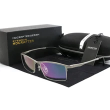 HDCRAFTER, мужские Оптические очки, оправа по рецепту, близорукость/дальнозоркость, оправы для очков, мужские модные очки для чтения, простые очки