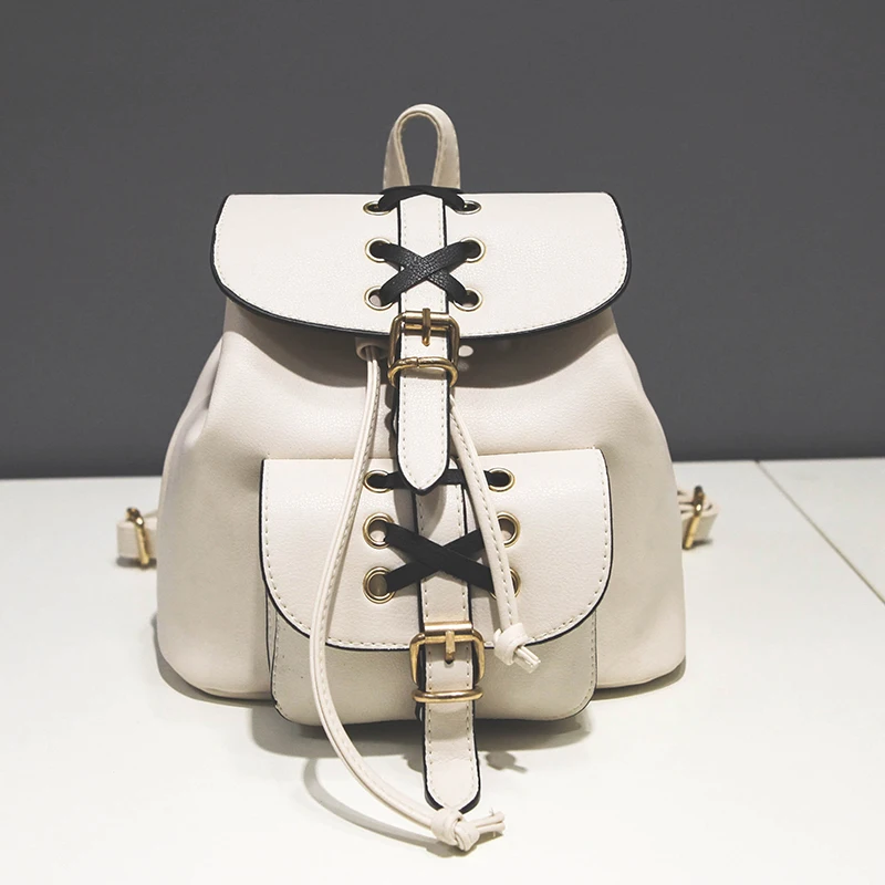 

Latest Women Vintage Leather Backpack Fashion Youth Feminine Casual School Bags For Teenage Girls Female Preppy Travel mochila