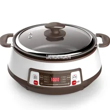 3L Electric Hot Pot Multi Cooker Household Electromagnetic Pot Separatable Korean Style Electric Cooking Machine Hotpot Cooker