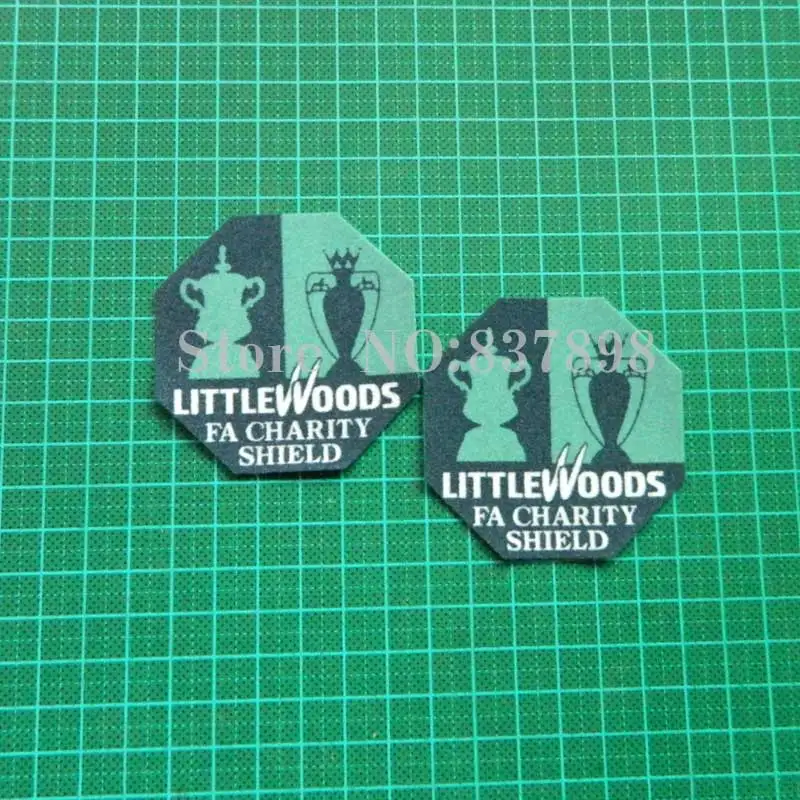 

LITTLEWOODS FA CHARITY SHILED PATCH Cashmere material velvet 1pair