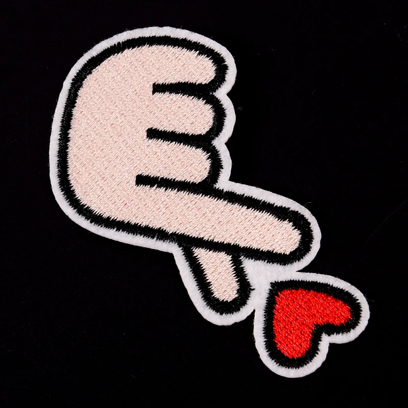 Новинка 1 шт. Kawaii LOVE Iron On Patch вышитая аппликация тканевая нашивка для куртки