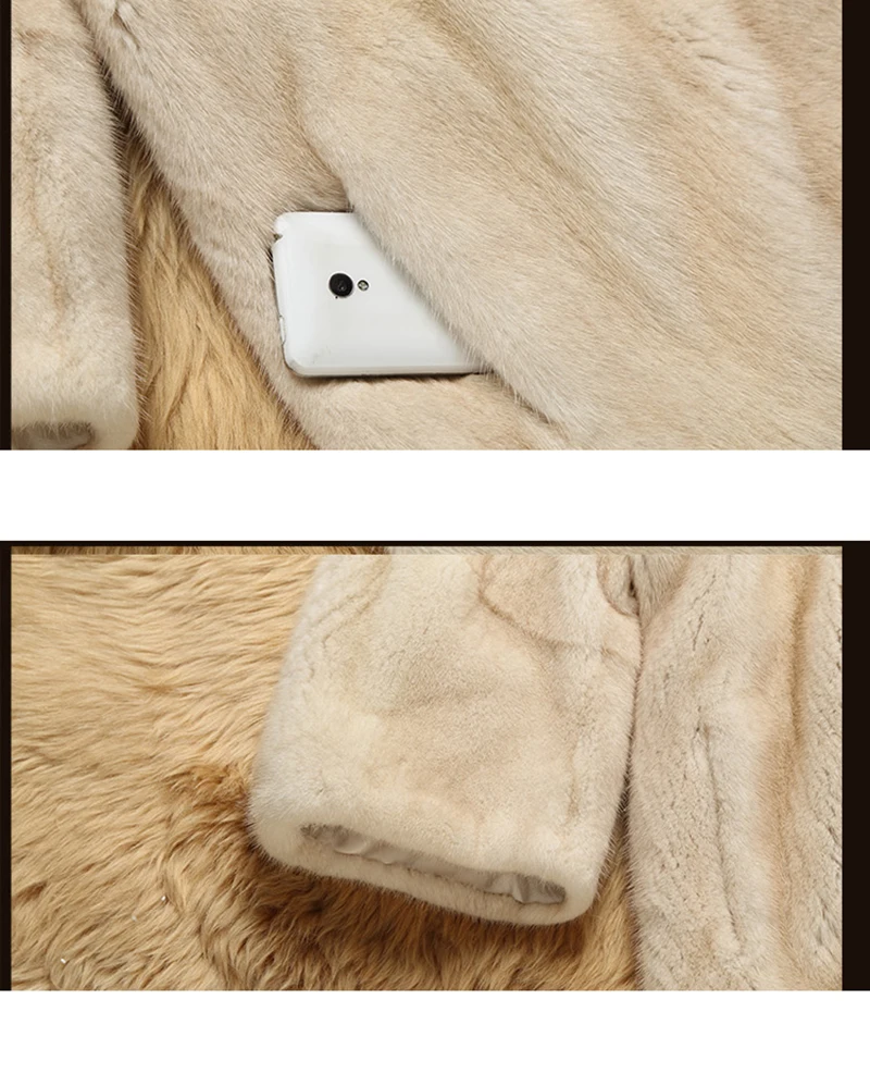 Зимняя женская импортная норковая шуба зимняя женская шуба из натурального меха норки с длинным разрезом Женская Толстая теплая шуба с капюшоном