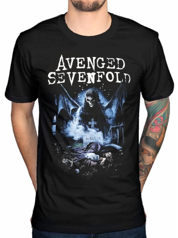 Официальный Avenged Sevenfold повторяющиеся футболка Nightmare A7X группа седьмой трубы |