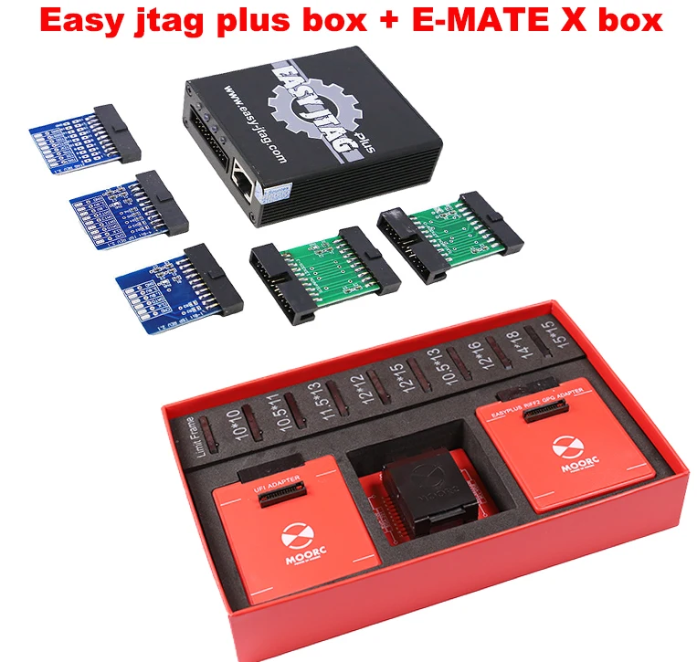 

Oityn Easy jtag plus box with Emate box E-mate X EMMC BGA 13 IN 1 set