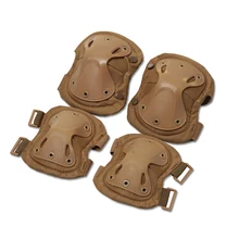 Х образный тактический Пейнтбол страйкбол наколенники и налокотники Набор EVA колено налокотники защитные подушечки