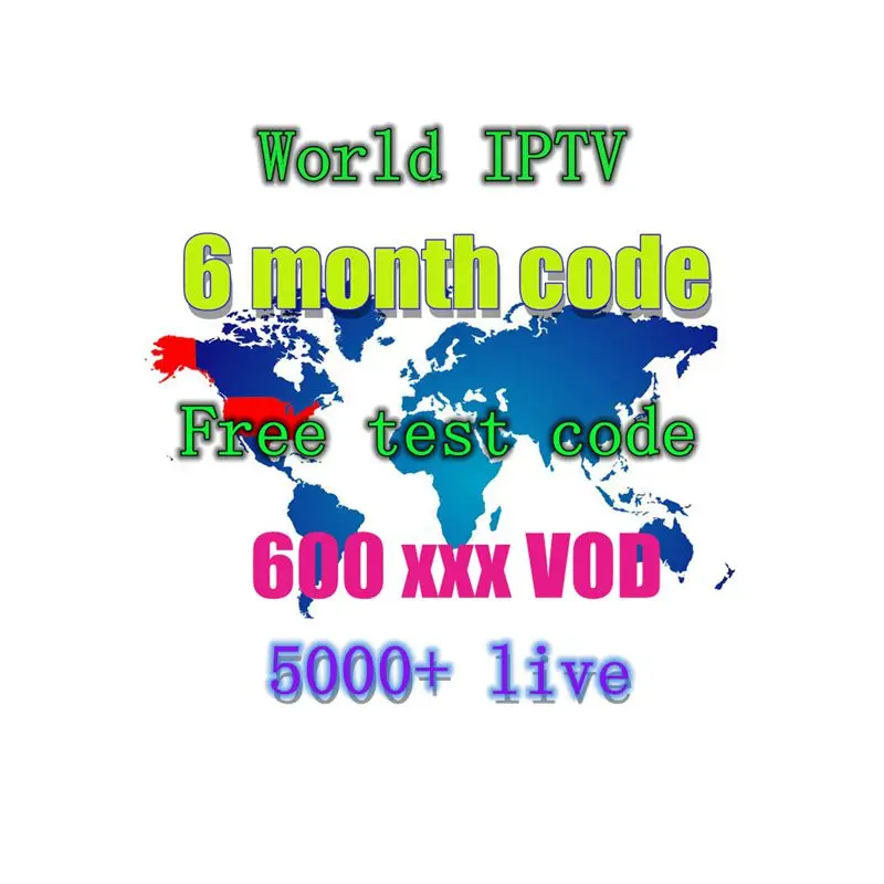 6months IPTV IP tv H96 tv box США/Великобритания/арбические каналы список EVD ТВ аккаунт панель месяцев ip tv подписка 12 месяцев ip tv Франция Мексика Колумбия - Цвет: 6months IPTV