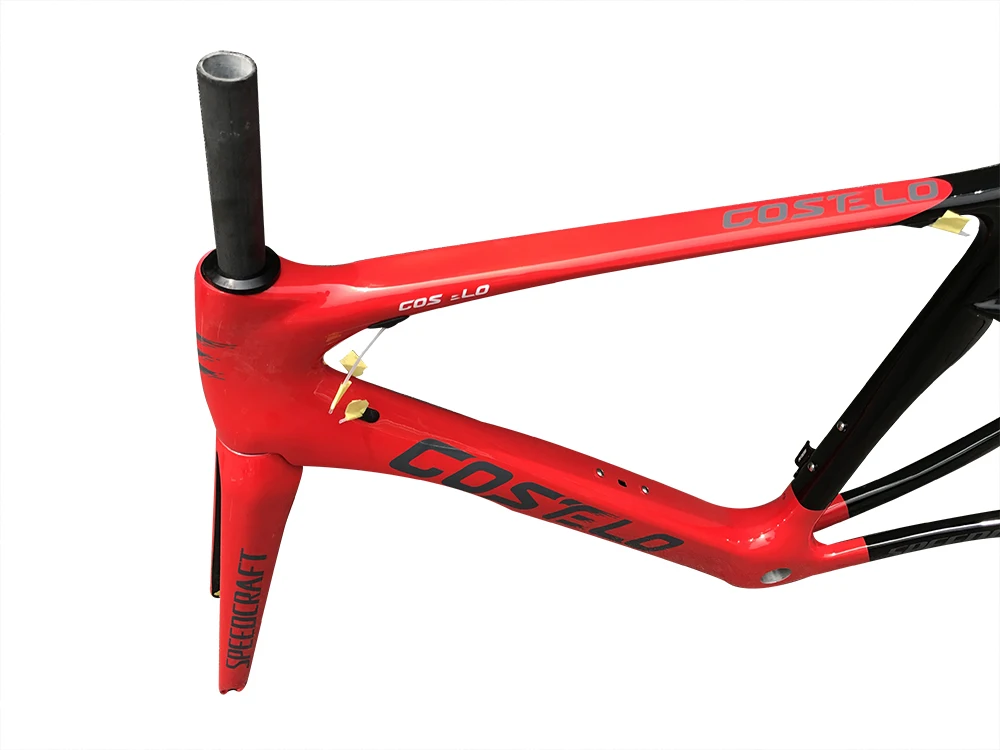 Clearance Costelo Speedcraft carbon road bicycle frame road bicicleta carbono carbon road bicycle bici telai in carbonio bicycle 3 color 12