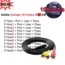 Satellite TV Receiver decoder V7 HD DVB-S2 HD with 7 lines Europe portugal Spain C-line V8 V8S M9S M9S PRO