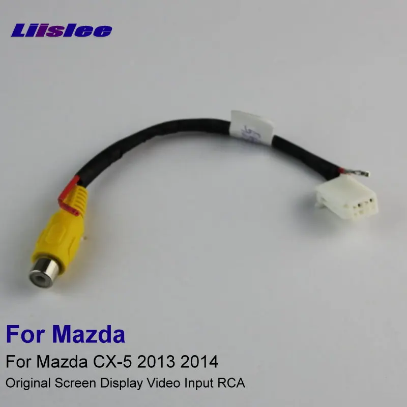 Liislee для Mazda CX 5 2013 2014 Автомобильная камера заднего вида RCA адаптер провод