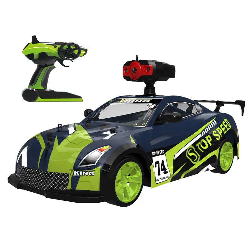 1:14  RC Racing Car 4WD High-speed Remote Control Car 181401 2.4G 15km/h Drift RC Car with 0.3MP Camera Off-Road  RTR 