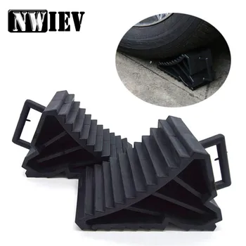 

NWIEV Car Rubber Stop Slip Control Tire Triangle Pad For Mazda 3 6 CX-5 Renault Duster Megane 2 Logan Captur Alfa Romeo 159 156