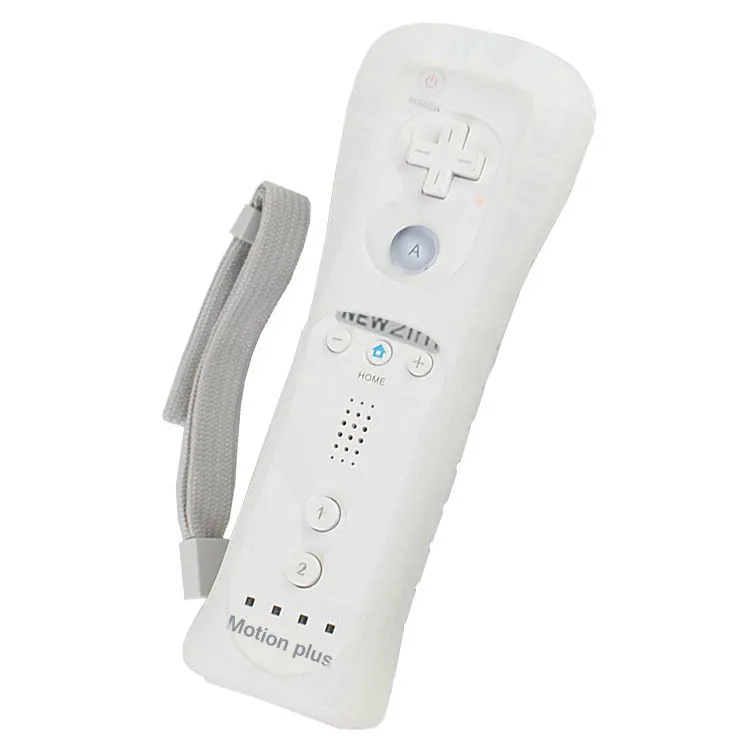 Для игровой приставки wii control 2 в 1 Motion Plus внутренний пульт дистанционного управления ler+ ремешок на запястье+ силиконовый чехол для nintendo для игрового плеера wii mote
