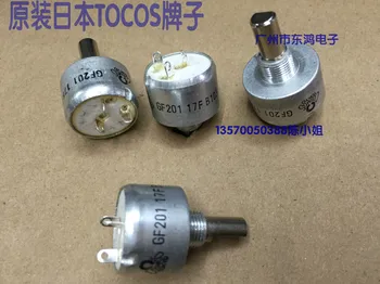 

1pcs Japan's original single sealed ceramic potentiometer GF201, 17F, B10K axis, 17MM, resistance B10K