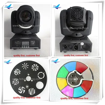 

2pcs High Power Moving Head Light Black Color Led Spot Lighting Mini Led Moving Head 30w With Free Shipping